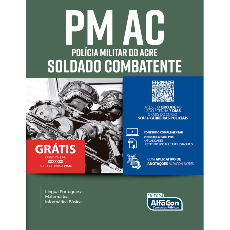 PM AC - POLÍCIA MILITAR DO ESTADO DO ACRE - ALUNO SOLDADO COMBATENTE