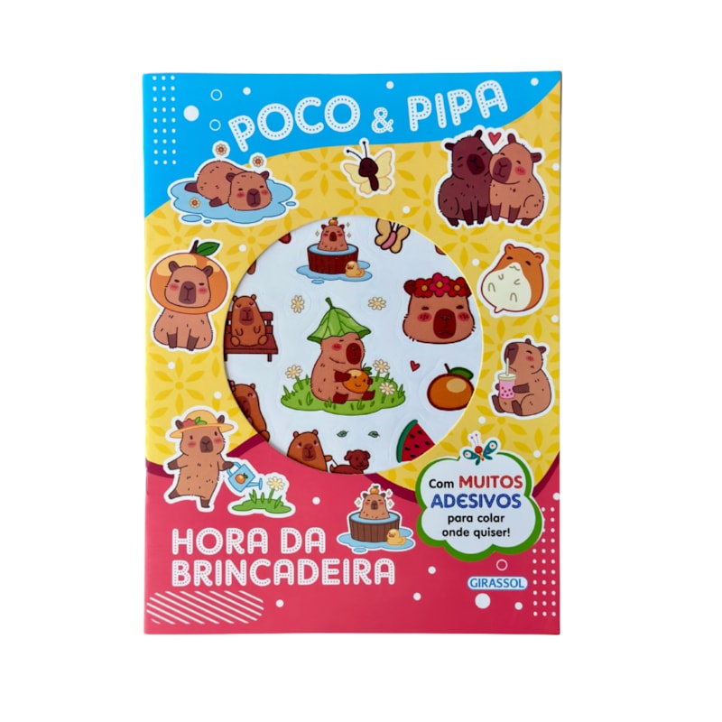 POCO & PIPA: HORA DA BRINCADEIRA - COM MUITOS ADESIVOS PARA COLAR ONDE QUISER!