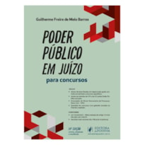 PODER PÚBLICO EM JUÍZO PARA CONCURSOS