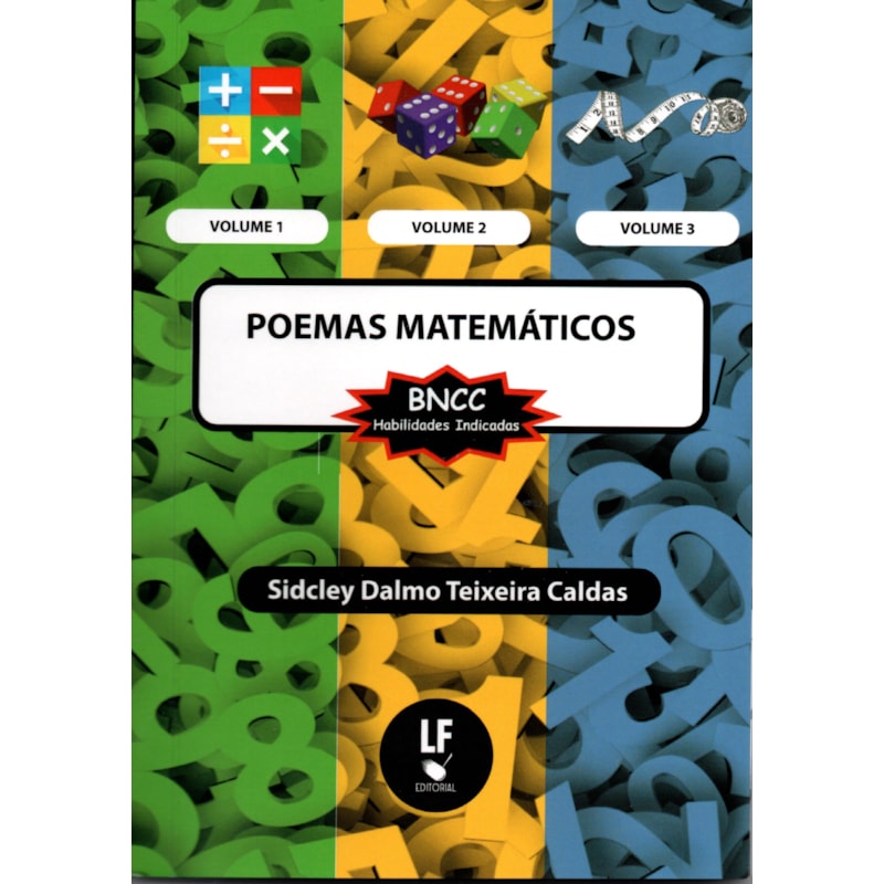 POEMAS MATEMÁTICOS BNCC HABILIDADES INDICADAS VOL.1 VOL.2 VOL.3