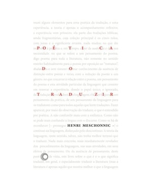 POÉTICA DO TRADUZIR