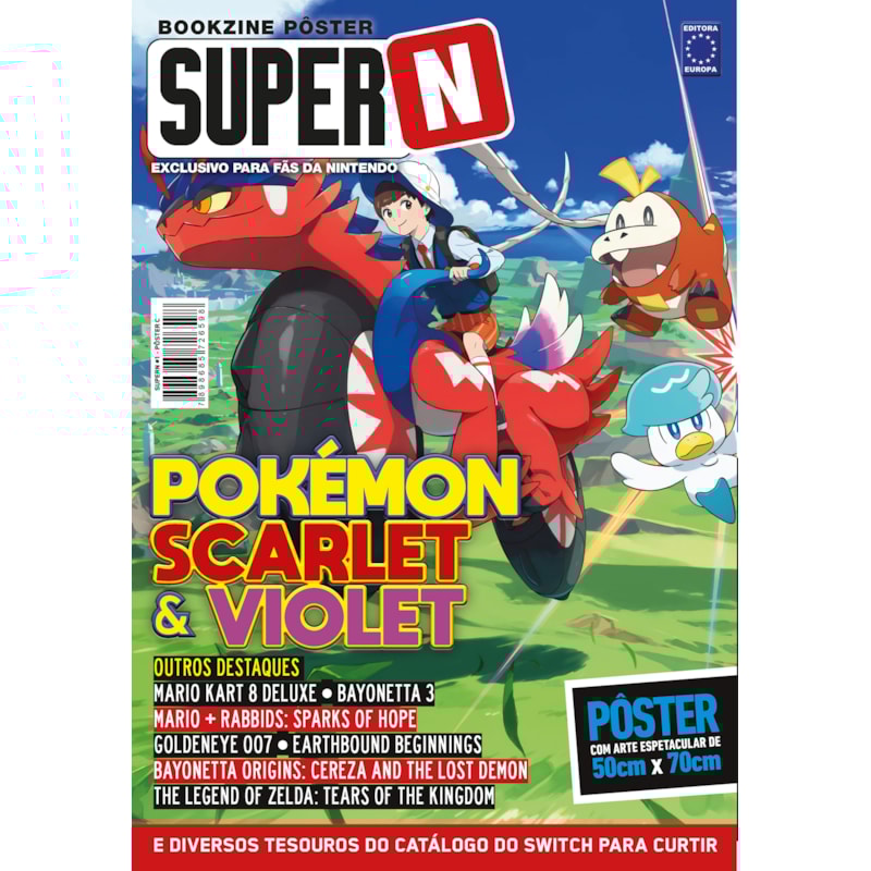 POKÉMON SCARLET & VIOLET - SUPERPÔSTER SUPER N