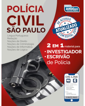 POLÍCIA CIVIL DE SÃO PAULO - PC SP - 2 EM 1 - INVESTIGADOR E ESCRIVÃO DE POLÍCIA