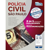 POLÍCIA CIVIL DE SÃO PAULO - PC SP - 2 EM 1 - PAPILOSCOPISTA E AGENTE DE TELECOMUNICAÇÕES