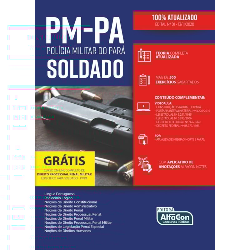 POLÍCIA MILITAR DO ESTADO DO PARÁ - PM PA - EDITAL 2020