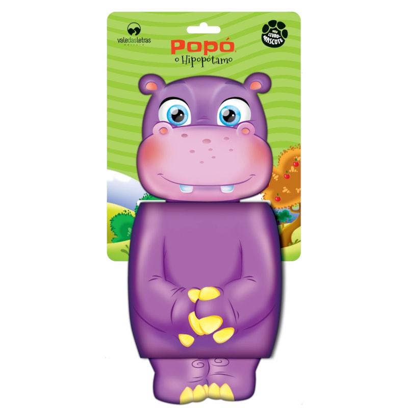 POPÓ, O HIPOPÓTAMO - MEU LIVRO MASCOTE