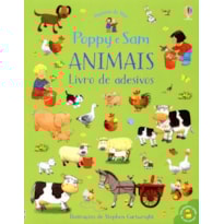 POPPY E SAM ANIMAIS: LIVRO DE ADESIVOS