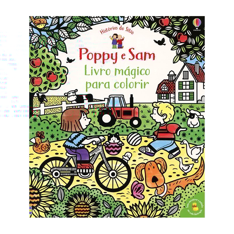 POPPY E SAM: LIVRO MÁGICO PARA COLORIR