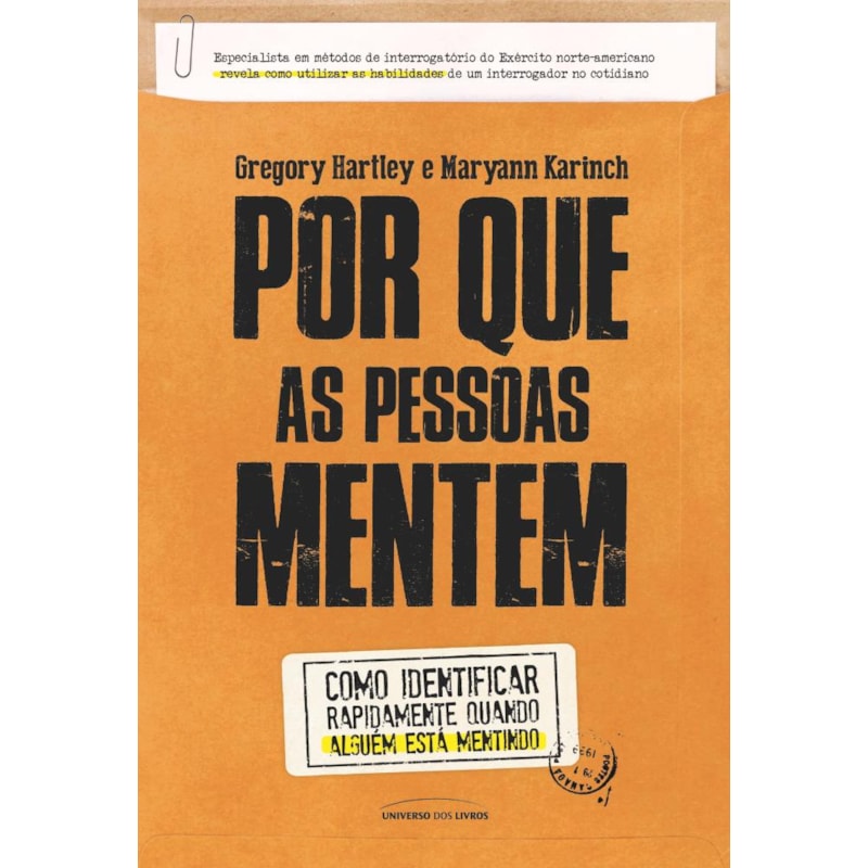 POR QUE AS PESSOAS MENTEM