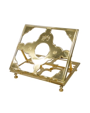 PORTA BIBLIA DOURADO 28CM DE ALTURA