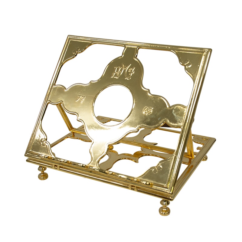 PORTA BIBLIA DOURADO 28CM DE ALTURA