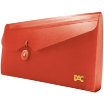 PORTA CHEQUES DAC COM 12 DIVISORIAS VERMELHO REF 648PP-VM