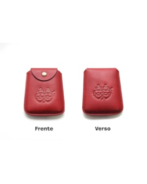 PORTA FITA VERMELHO - COURO
