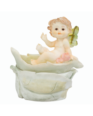 PORTA JOIAS ANJO 8,5CM DE ALTURA