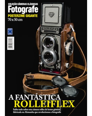 PÔSTER CÂMERAS CLÁSSICAS FOTOGRAFE - ROLLEIFLEX - ARTE A