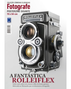 PÔSTER CÂMERAS CLÁSSICAS FOTOGRAFE - ROLLEIFLEX - ARTE B