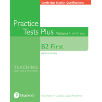 PRACTICE TESTS PLUS - CAMBRIDGE B2 FIRST STUDENTS BOOK VOL 1 W/ ONLINE RESOURCES (W/ KEY)