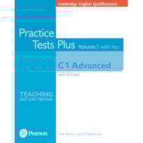 PRACTICE TESTS PLUS - CAMBRIDGE C1 ADVANCED STUDENTS BOOK VOL 1 W/ ONLINE RESOURCES (W/ KEY)