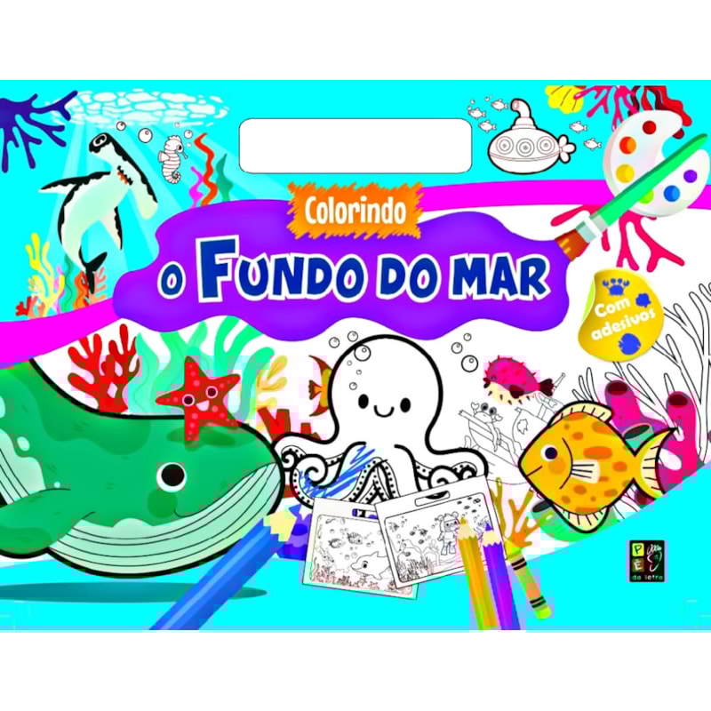 Prancheta - Colorindo fundo do mar