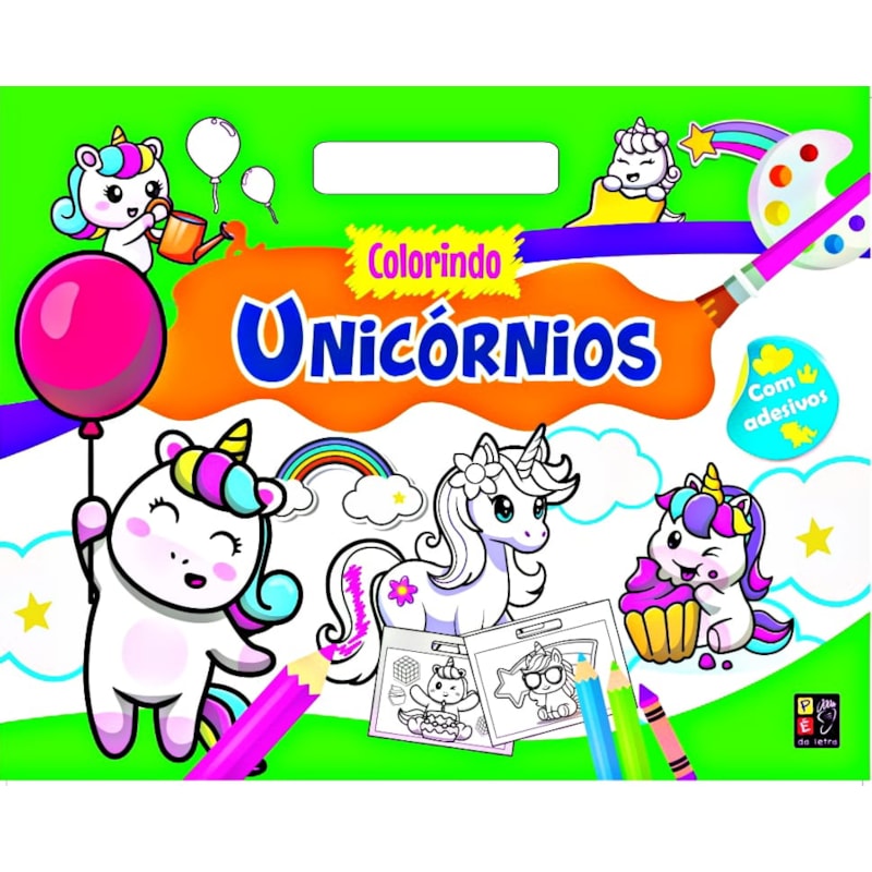 Prancheta - Colorindo Unicórnios