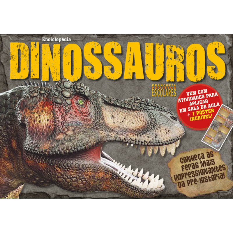 PRANCHETA PROJETOS ESCOLARES DINOSSAUROS