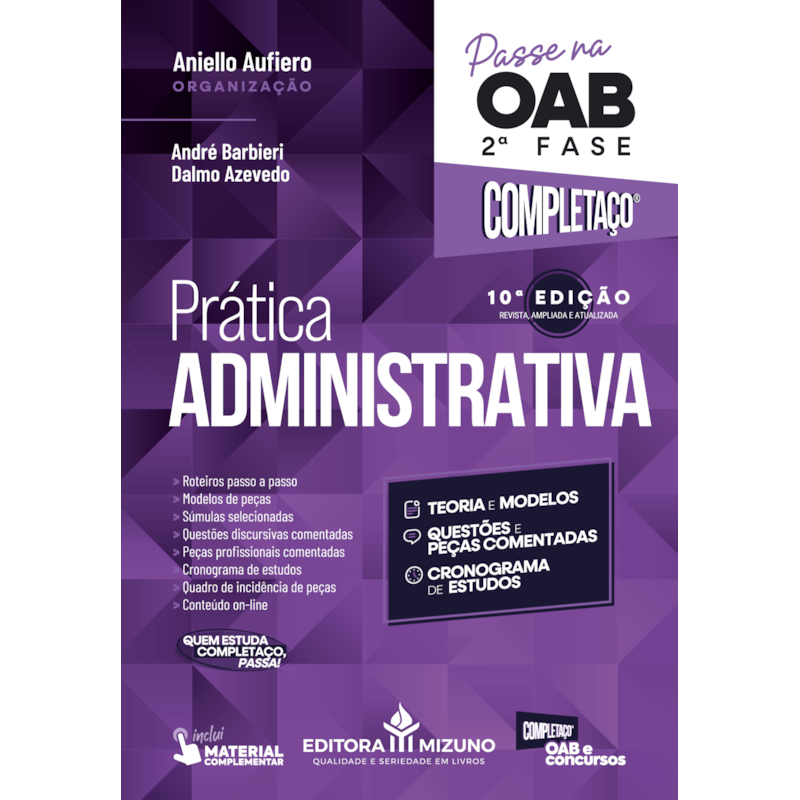 Prática administrativa: passe na OAB 2ª fase - completaço® - 10ª edição