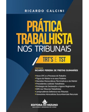 PRÁTICA TRABALHISTA NOS TRIBUNAIS - TRT'S E TST