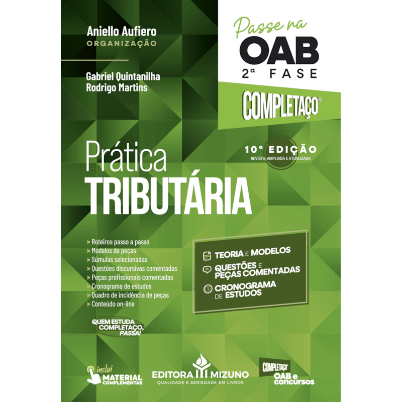 Prática tributária: passe na OAB 2ª fase - completaço® - 10ª edição