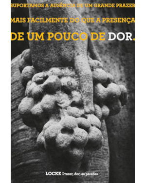 PRAZER, DOR, AS PAIXÕES