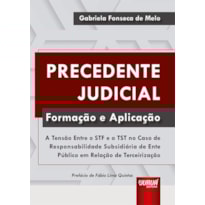 PRECEDENTE JUDICIAL - FORMAÇÃO E APLICAÇÃO - A TENSÃO ENTRE O STF E O TST NO CASO DE RESPONSABILIDADE SUBSIDIÁRIA DE ENTE PÚBLICO EM RELAÇÃO DE TERCEIRIZAÇÃO