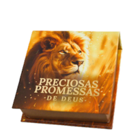PRECIOSAS PROMESSAS DE DEUS | CAPA DURA | COM 220 VERSÍCULOS E LETRAS GRANDES | NS4 LEÃO DOURADO