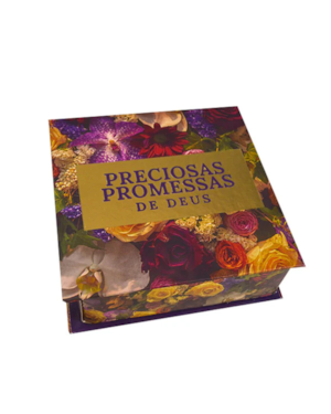 PRECIOSAS PROMESSAS DE DEUS | CAPA DURA | COM 220 VERSÍCULOS E LETRAS GRANDES | NS6 FLORAL