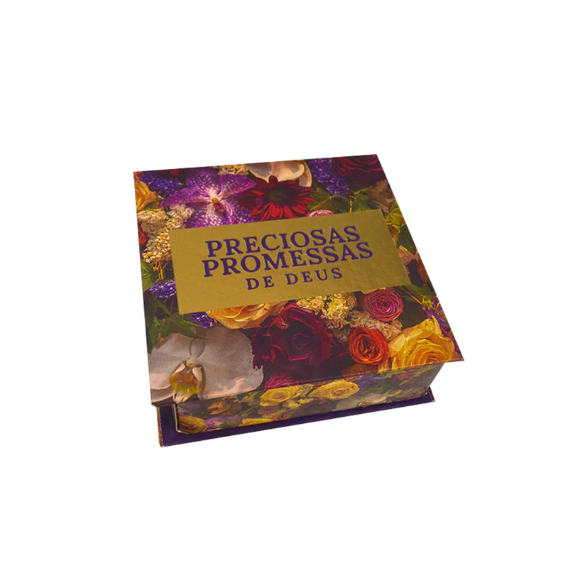 PRECIOSAS PROMESSAS DE DEUS | CAPA DURA | COM 220 VERSÍCULOS E LETRAS GRANDES | NS6 FLORAL