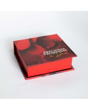 PRECIOSAS PROMESSAS DE DEUS - COM 220 VERSÍCULOS E LETRAS GRANDES - PÉTALAS VERMELHAS
