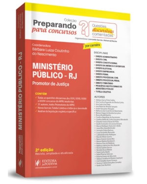 PREPARANDO PARA CONCURSOS - QUESTÕES DISCURSIVAS COMENTADAS - MINISTÉRIO PÚBLICO - RJ