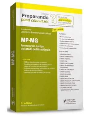 PREPARANDO PARA CONCURSOS - QUESTÕES DISCURSIVAS COMENTADAS - MP-MG
