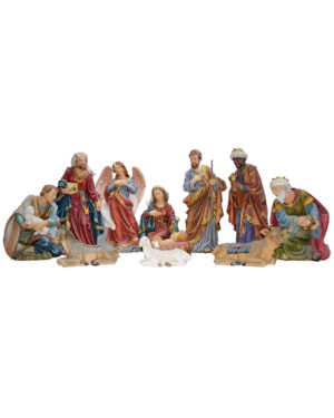 PRESÉPIO 107CM DE ALTURA C/ 11 PEÇAS PINTURA TRADICIONAL