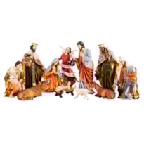 PRESÉPIO 90CM DE ALTURA C/ 11 PEÇAS TRADICIONAL - 8 CAIXAS