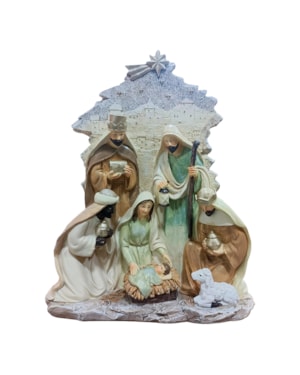 PRESEPIO ESTABULO 22.5X27.5X7CM