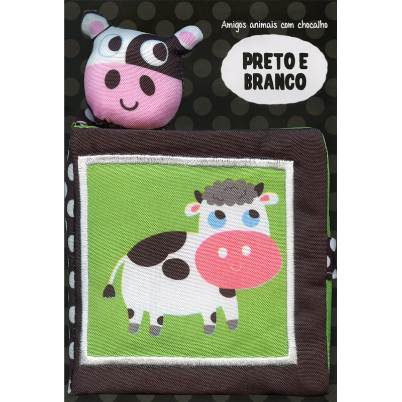 PRETO E BRANCO: AMIGOS ANIMAIS COM CHOCALHO
