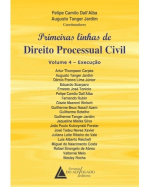 PRIMEIRAS LINHAS DE DIREITO PROCESSUAL CIVIL