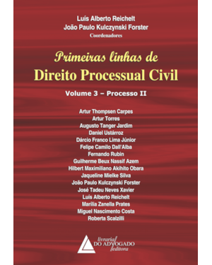 PRIMEIRAS LINHAS DE DIREITO PROCESSUAL CIVIL