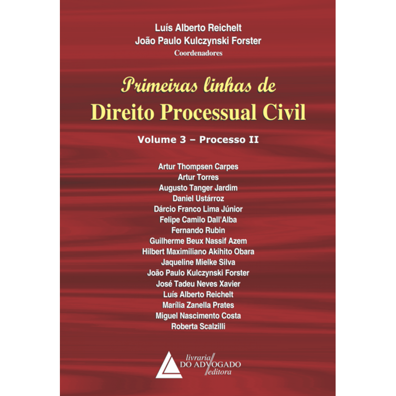 PRIMEIRAS LINHAS DE DIREITO PROCESSUAL CIVIL