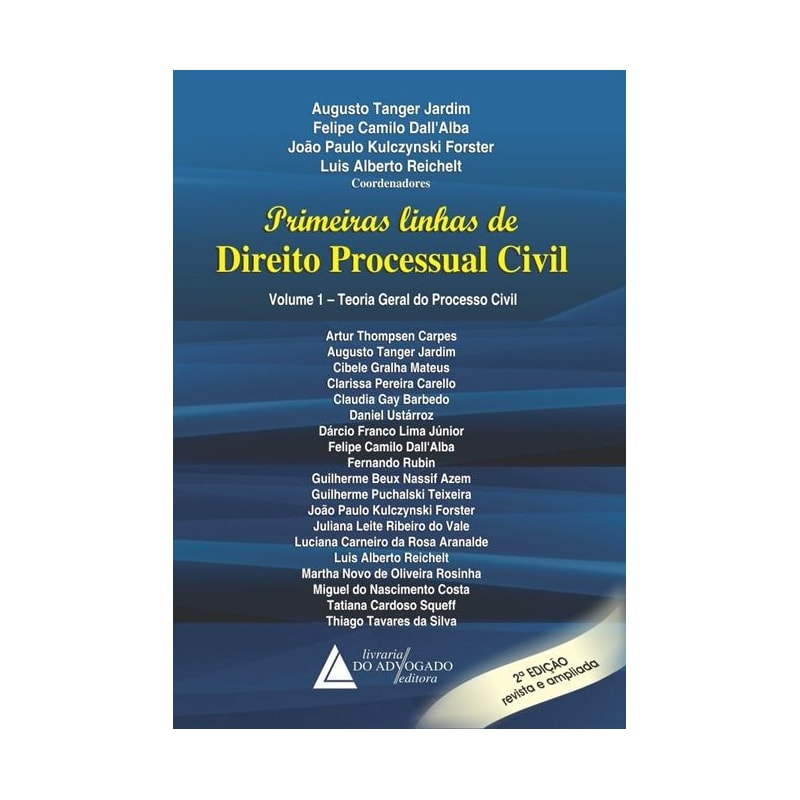 PRIMEIRAS LINHAS DE DIREITO PROCESSUAL CIVIL