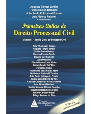 PRIMEIRAS LINHAS DE DIREITO PROCESSUAL CIVIL
