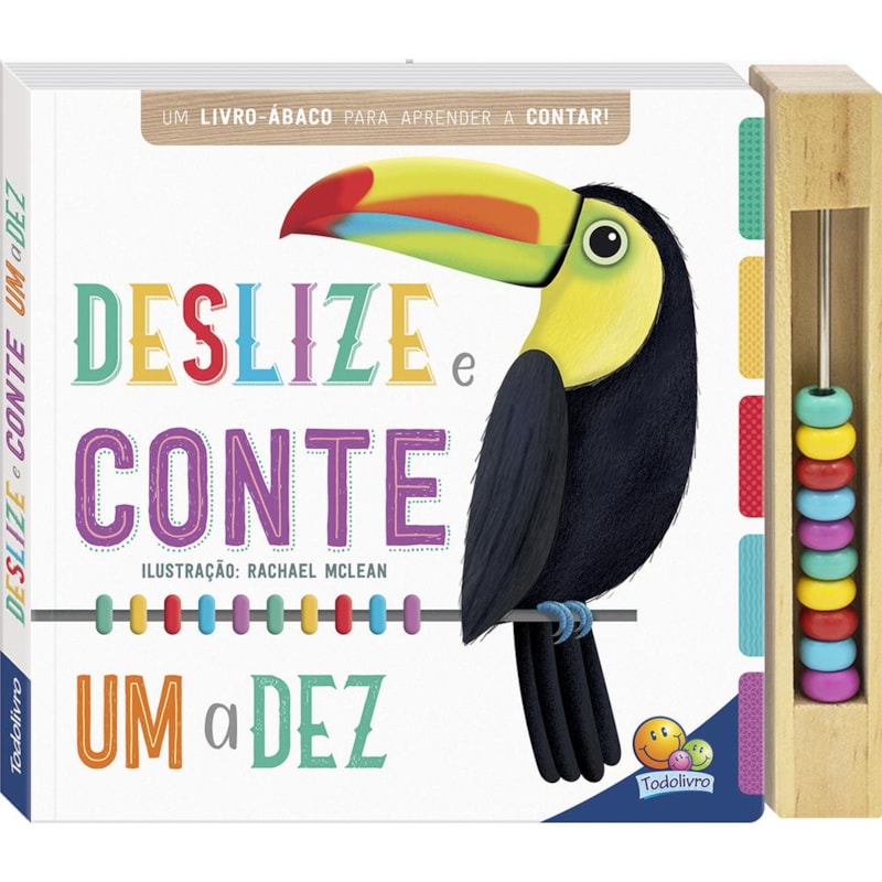 PRIMEIROS CONCEITOS APRENDA COM ÁBACO: DESLIZE E CONTE UM A DEZ