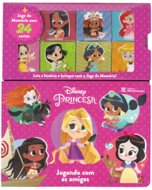 PRINCESA - JOGANDO COM AS AMIGAS: LIVRO + JOGO DA MEMÓRIA