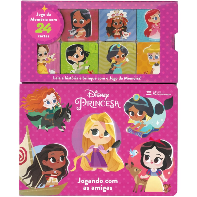 PRINCESA - JOGANDO COM AS AMIGAS: LIVRO + JOGO DA MEMÓRIA