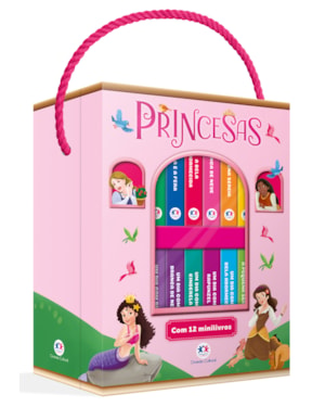 Princesas - Box com 12 mini livros