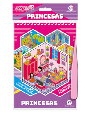 PRINCESAS COM ADESIVOS 3D